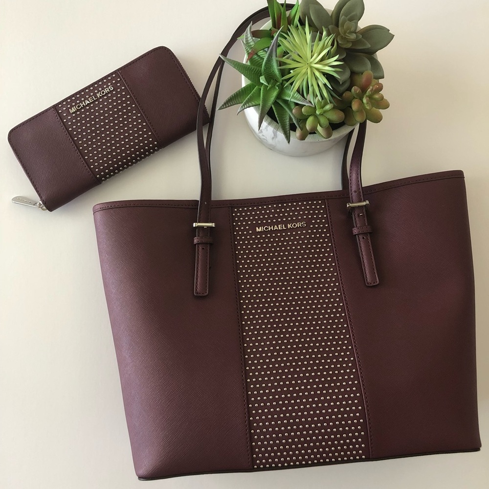 Michael Kors Micro Stud Tote Set